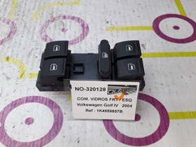 Comando de Vidros Frt / Esq  Volkswagen Golf IV   Cv de 2004 - Ref OEM : 1K4959857B